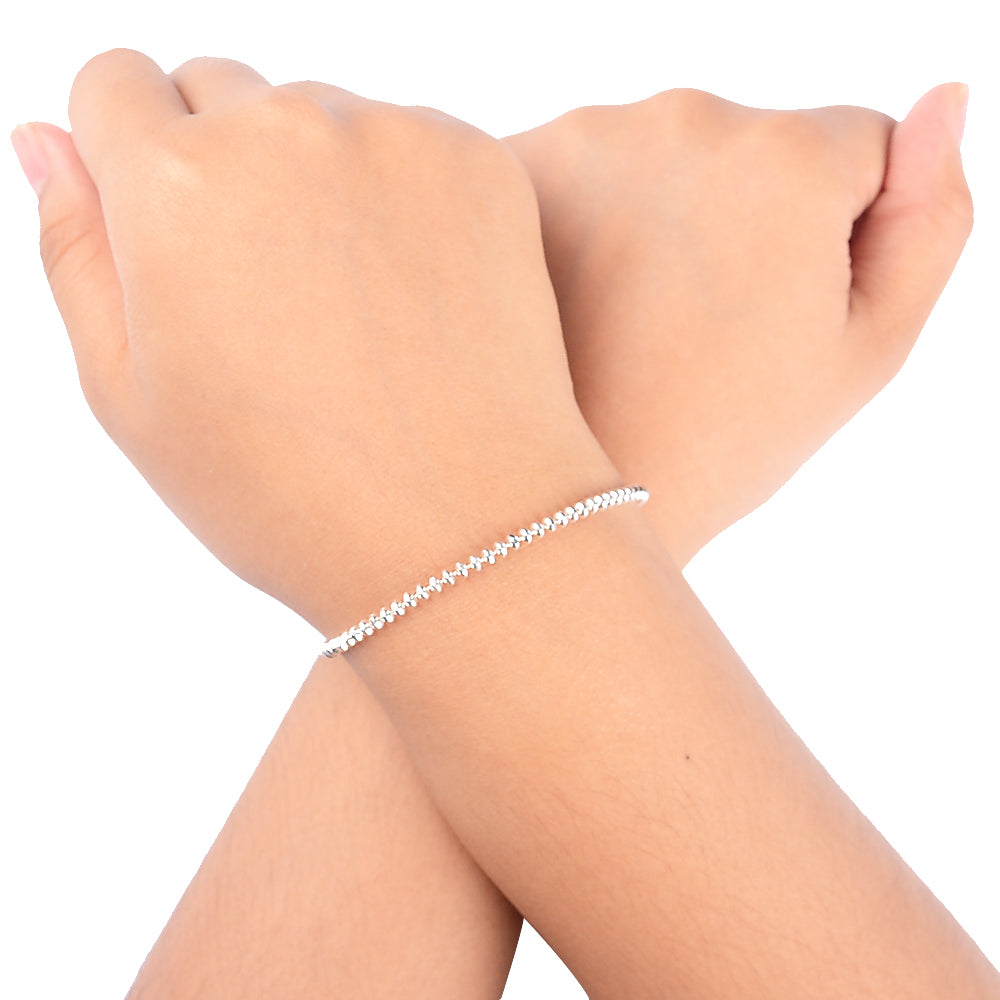 
                      
                        Beatrice 925 Sterling Silver Bracelet | SilverWorks
                      
                    