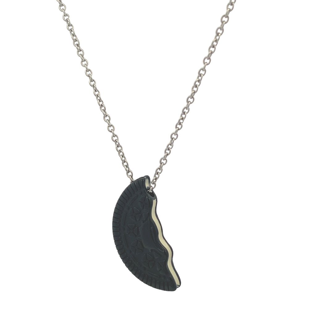 
                      
                        Mukie Cookie Stainless Steel Pendant Necklace | SilverWorks
                      
                    