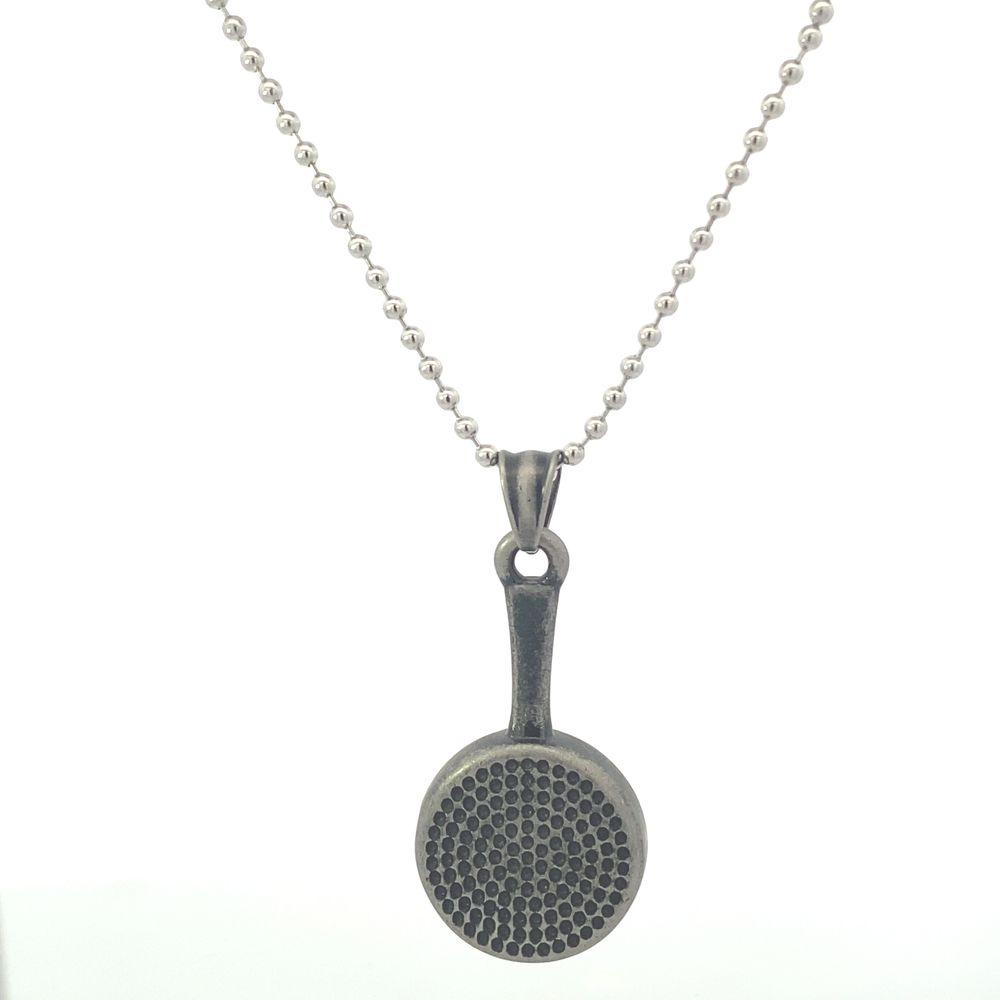 
                      
                        Mio Mio by Silverworks Fried Egg in a Pan Ball Chain Necklace
                      
                    