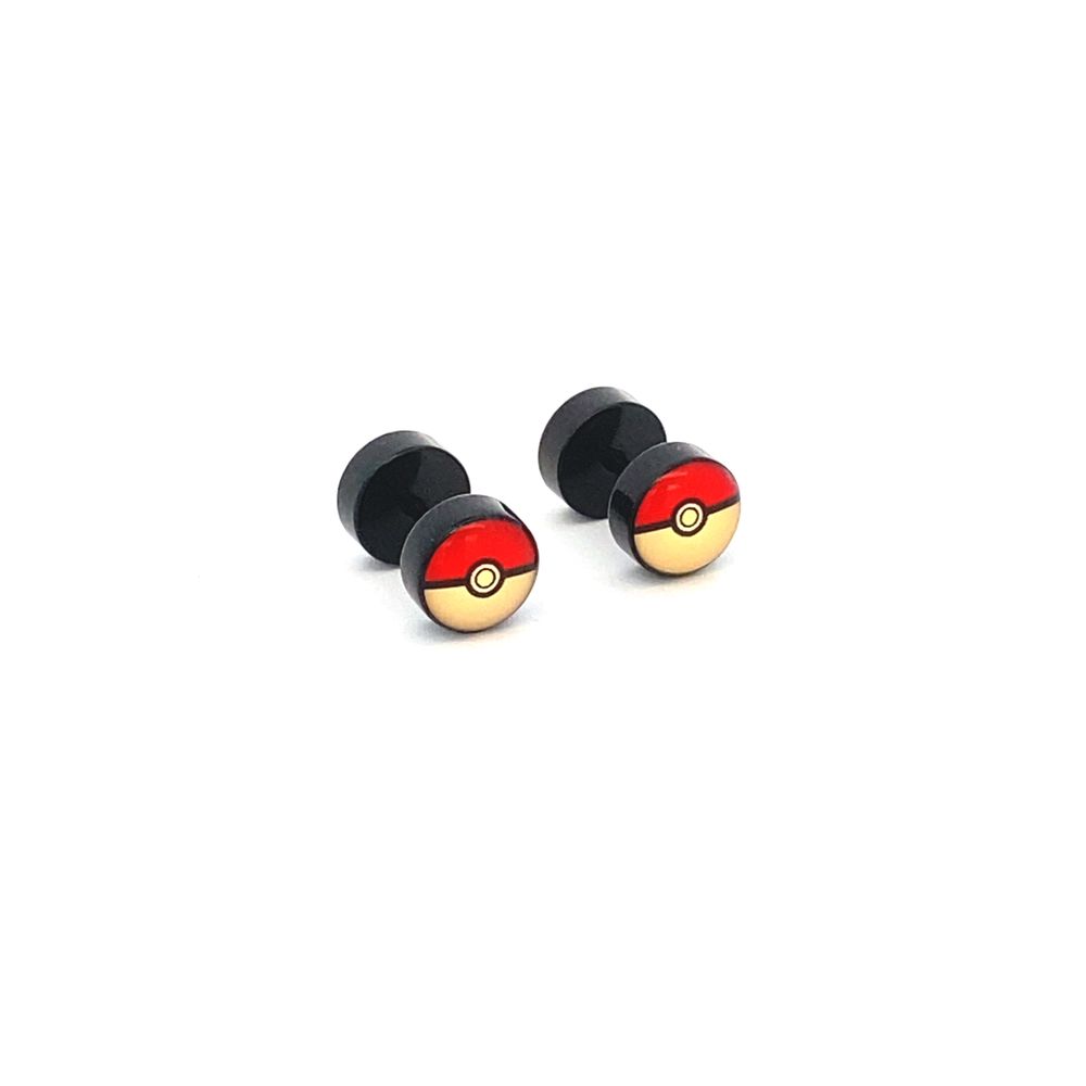 
                      
                        Pokémon Faux Tunnel Stainless Steel Stud Earrings | SilverWorks
                      
                    