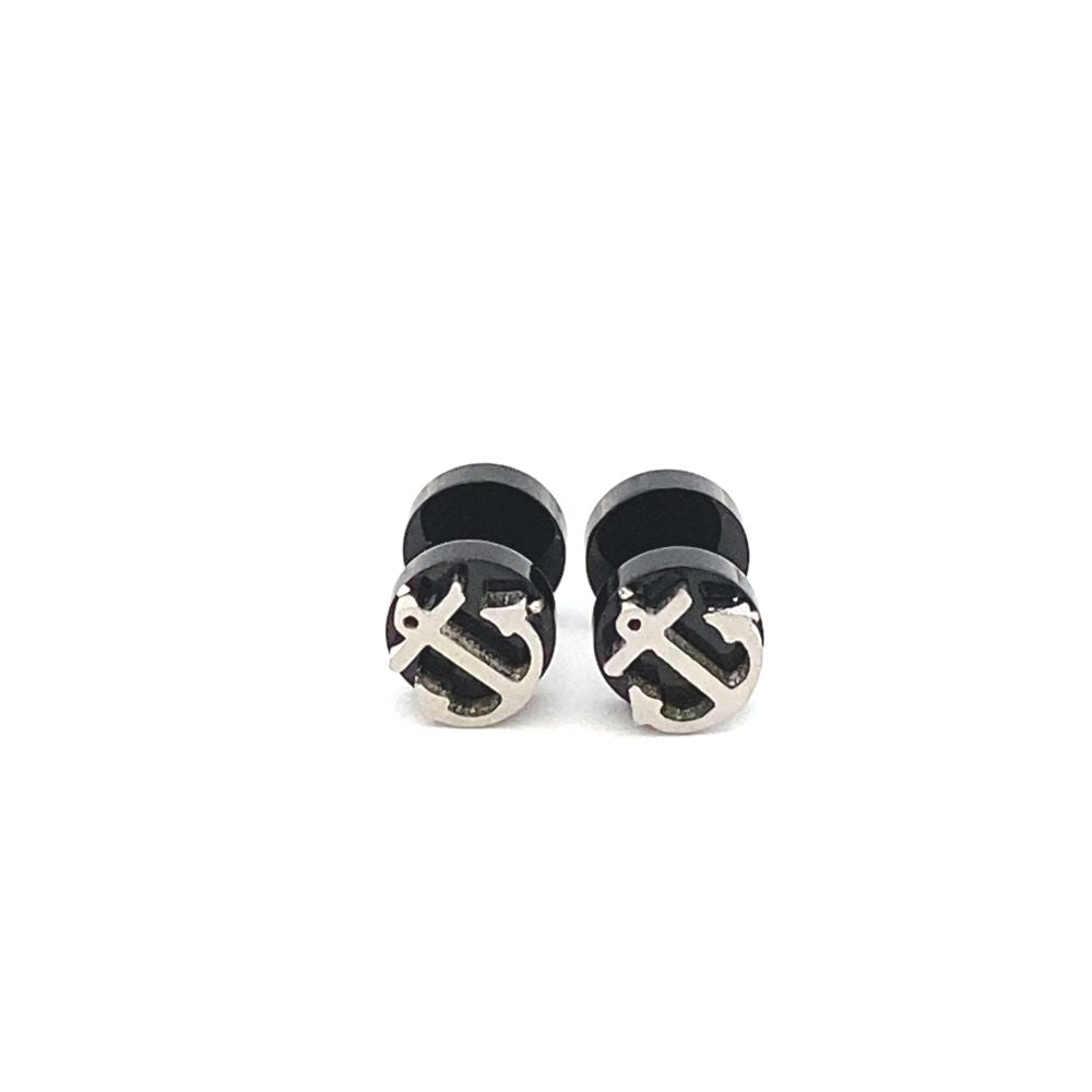 
                      
                        Anchor Faux Tunnel Stainless Steel Stud Earrings | SilverWorks
                      
                    