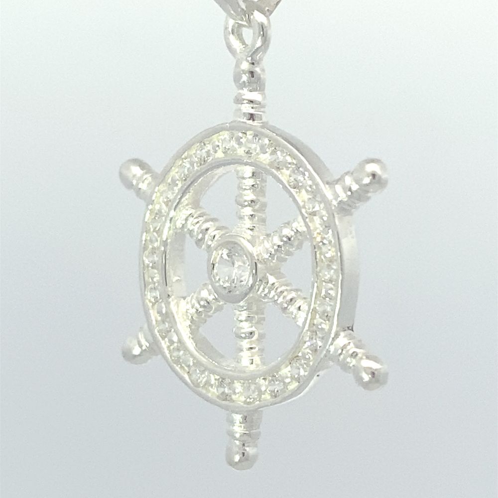 
                      
                        Captains Wheel 925 Sterling Silver Pendant | SilverWorks
                      
                    