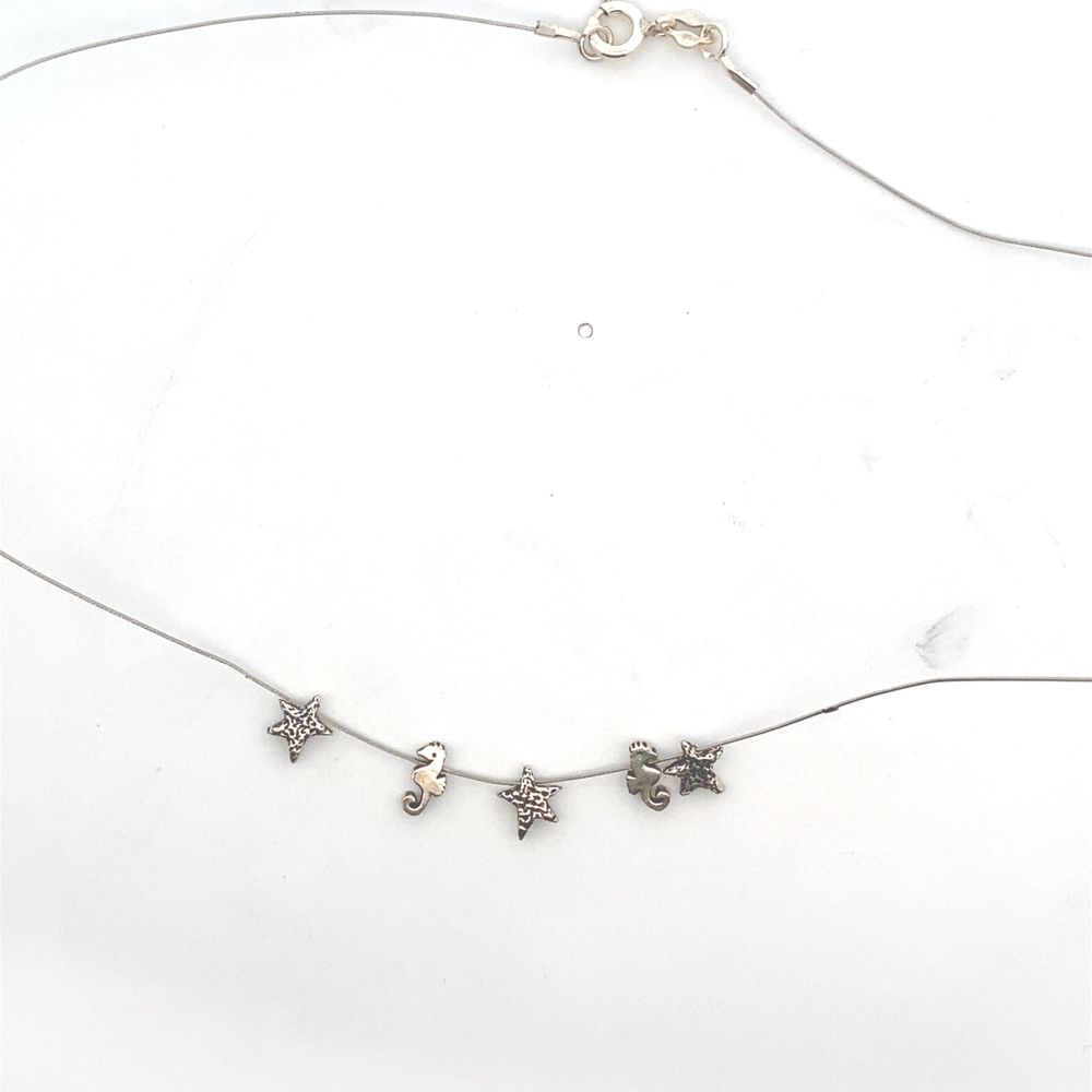 Starfish and Seahorse Necklace