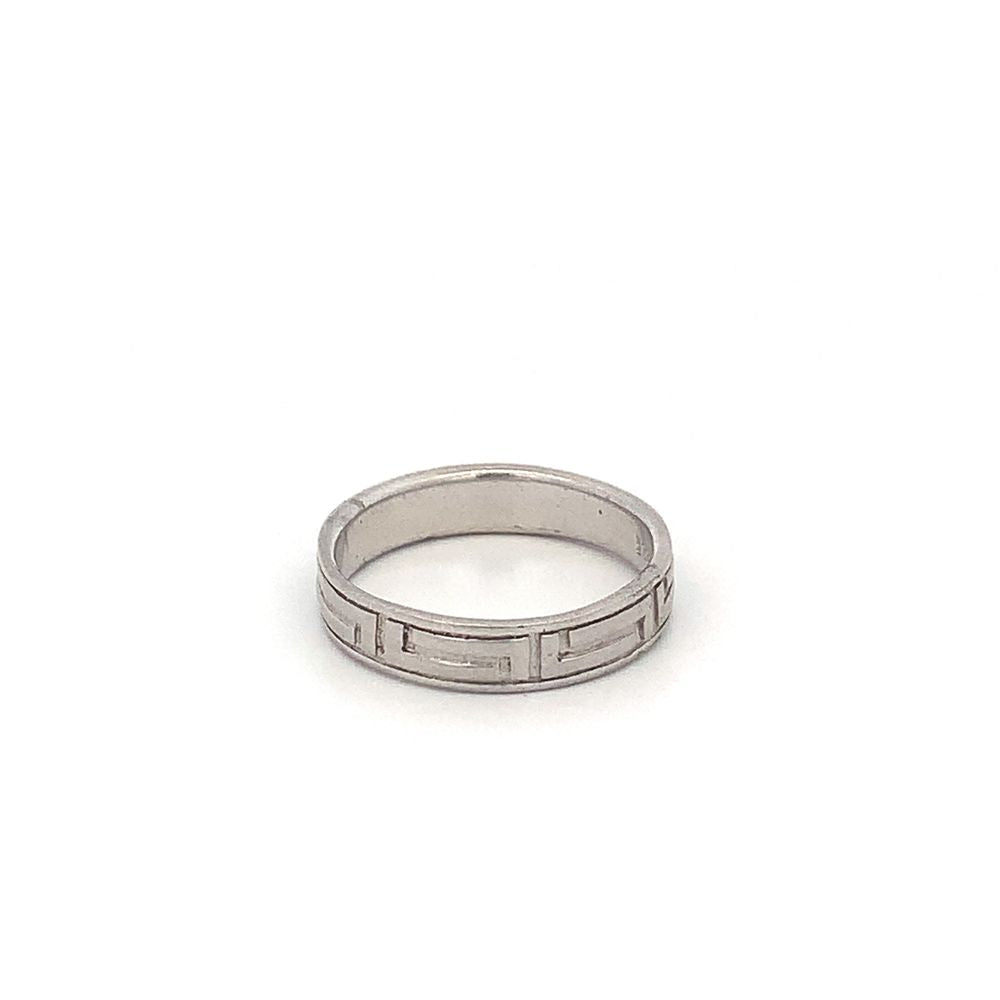 
                      
                        Caden Sandblasted 925 Sterling Silver Wedding Band Ring | SilverWorks
                      
                    