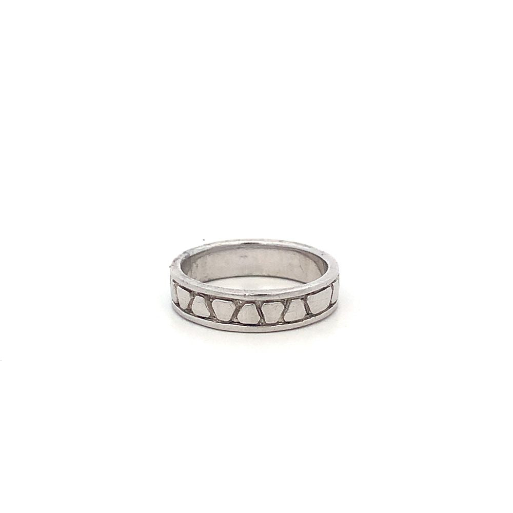 
                      
                        Erin Sandblasted 925 Sterling Silver Wedding Band Ring 7 | SilverWorks
                      
                    