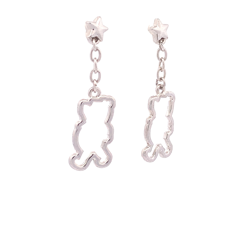 
                      
                        Winnie Bear 925 Sterling Silver Stud Drop Earrings | SilverWorks
                      
                    