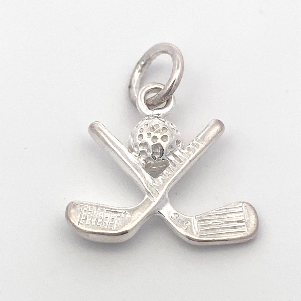 Woods Golf 925 Sterling Silver Pendant | SilverWorks