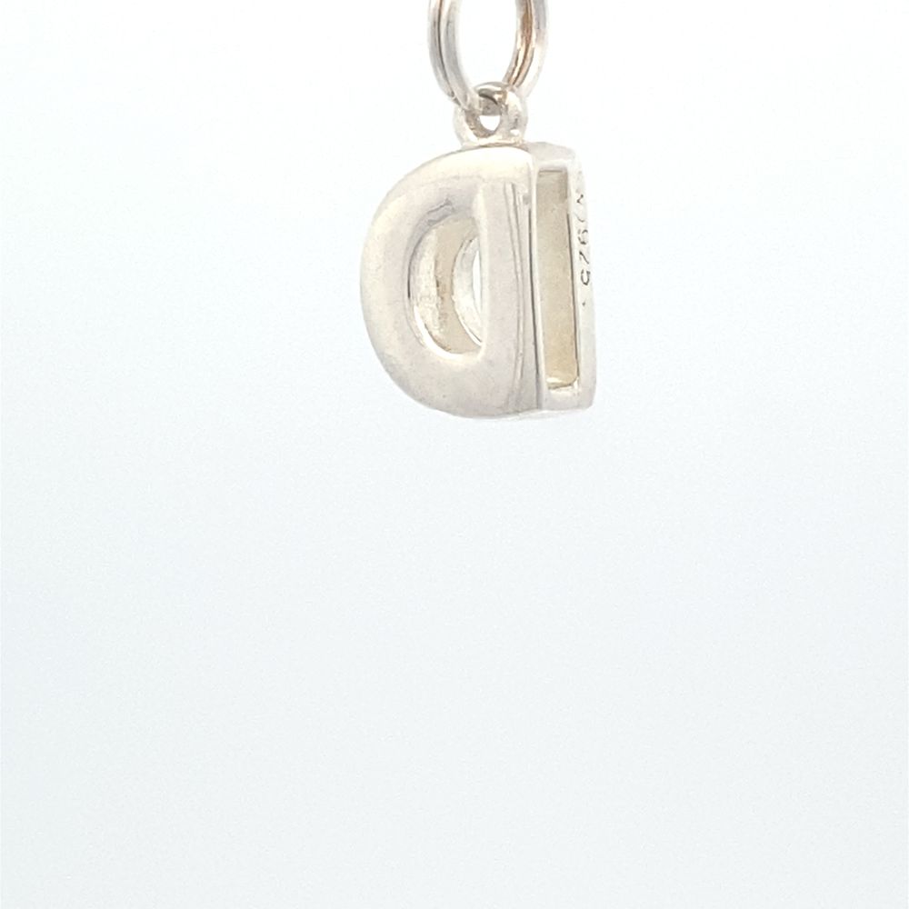 
                      
                        Letter D Plain 925 Sterling Silver Personalized Initial Letter Charm | SilverWorks
                      
                    