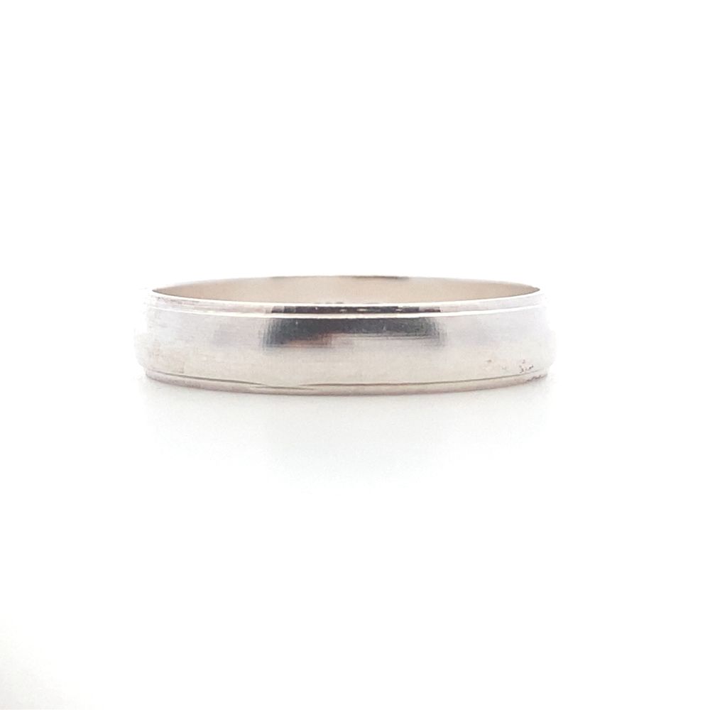 Sanblasted Band Ring 4MM Unisex R360512