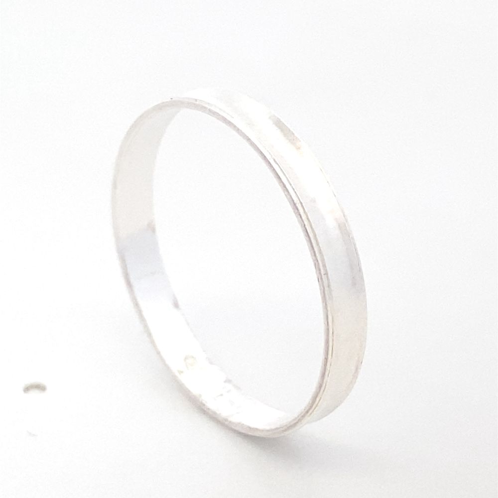 
                      
                        Reese 925 Sterling Silver Wedding Band Ring | SilverWorks
                      
                    