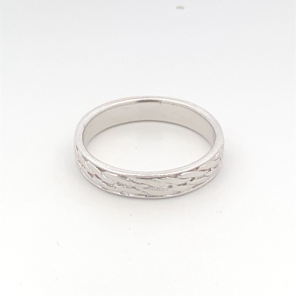 Sandblasted Band Ring R43119