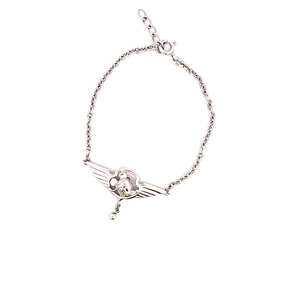 
                      
                        Mickey Mouse with Wings Bracelet For Women B4130
                      
                    