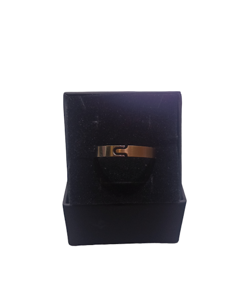 I199 TITANIUM BOND RING W/1GERMANIUM