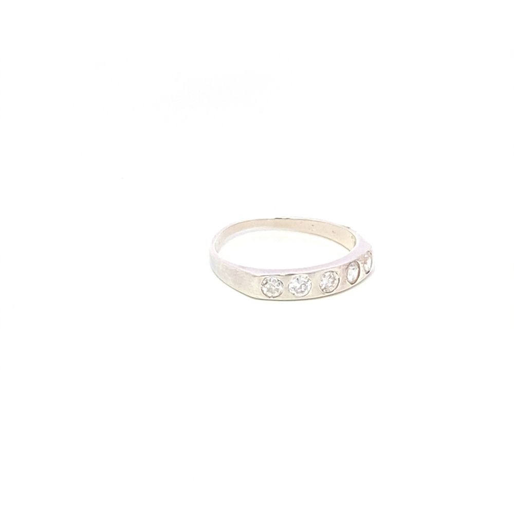 Quincy 925 Sterling Silver Wedding Ring | SilverWorks