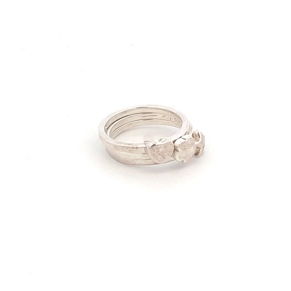 Shary Stackable 925 Sterling Silver Ring Set | SilverWorks