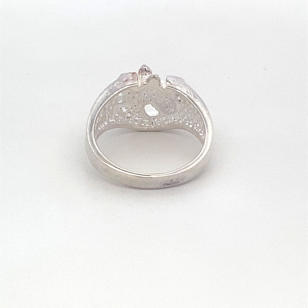 
                      
                        R62477 HORSESHOE RING W/ CZ
                      
                    