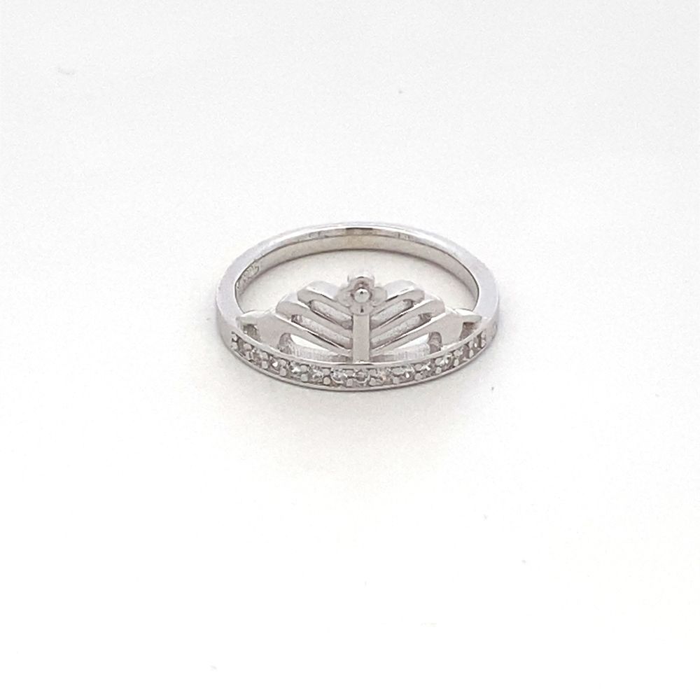 Trinity 925 Sterling Silver Crown Ring | SilverWorks