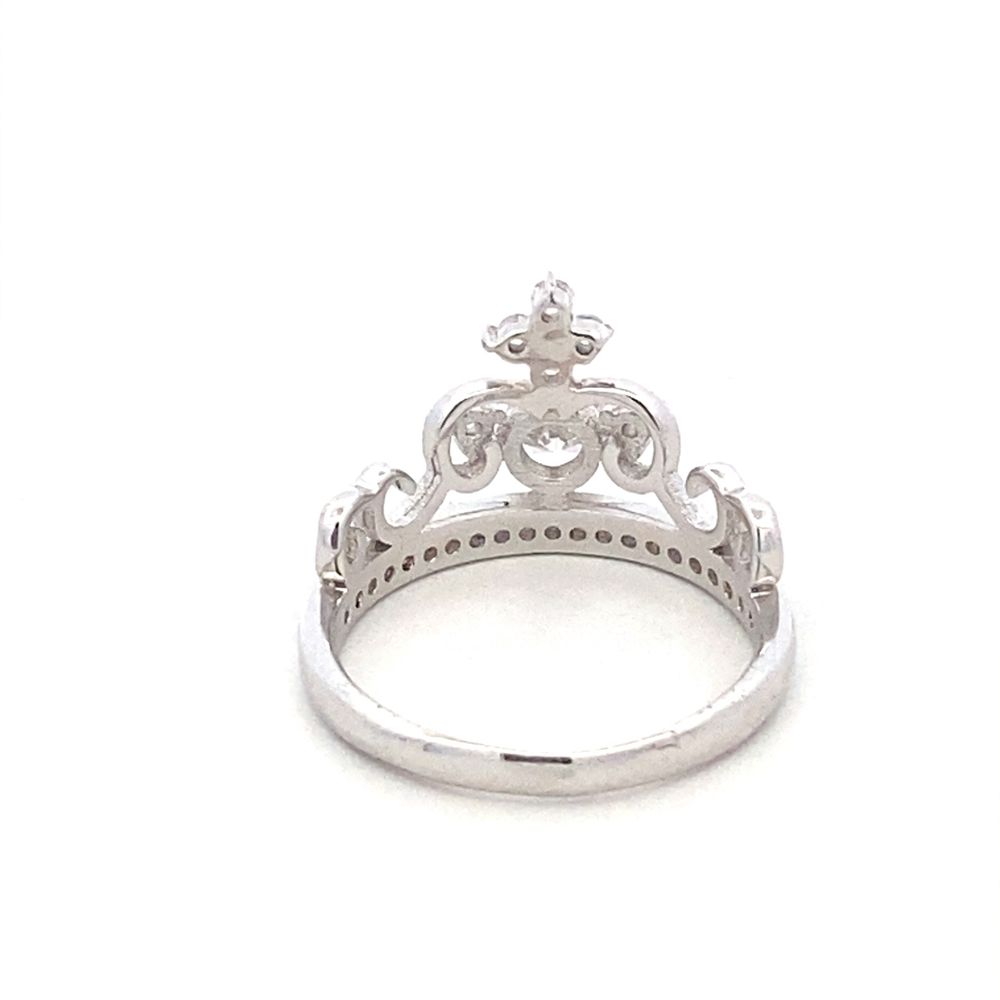 
                      
                        Tiffany 925 Sterling Silver Crown Ring | SilverWorks
                      
                    