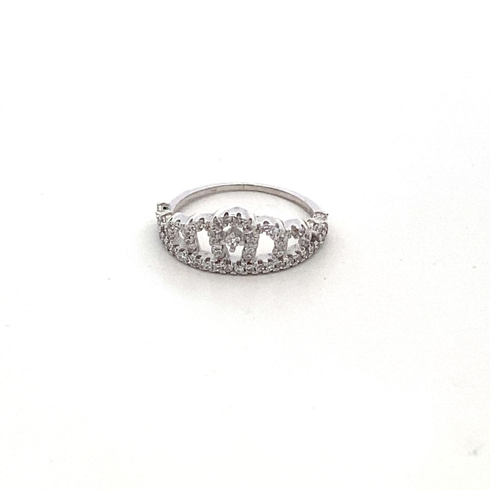 Tabitha 925 Sterling Silver Crown Ring | SilverWorks