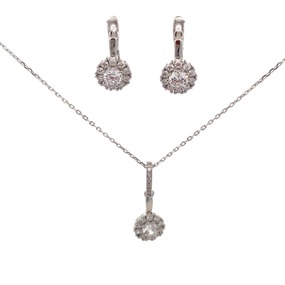 Solene Silver Jewelry Set