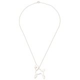 Milo Poodle 925 Sterling Silver Pendant Necklace | SilverWorks