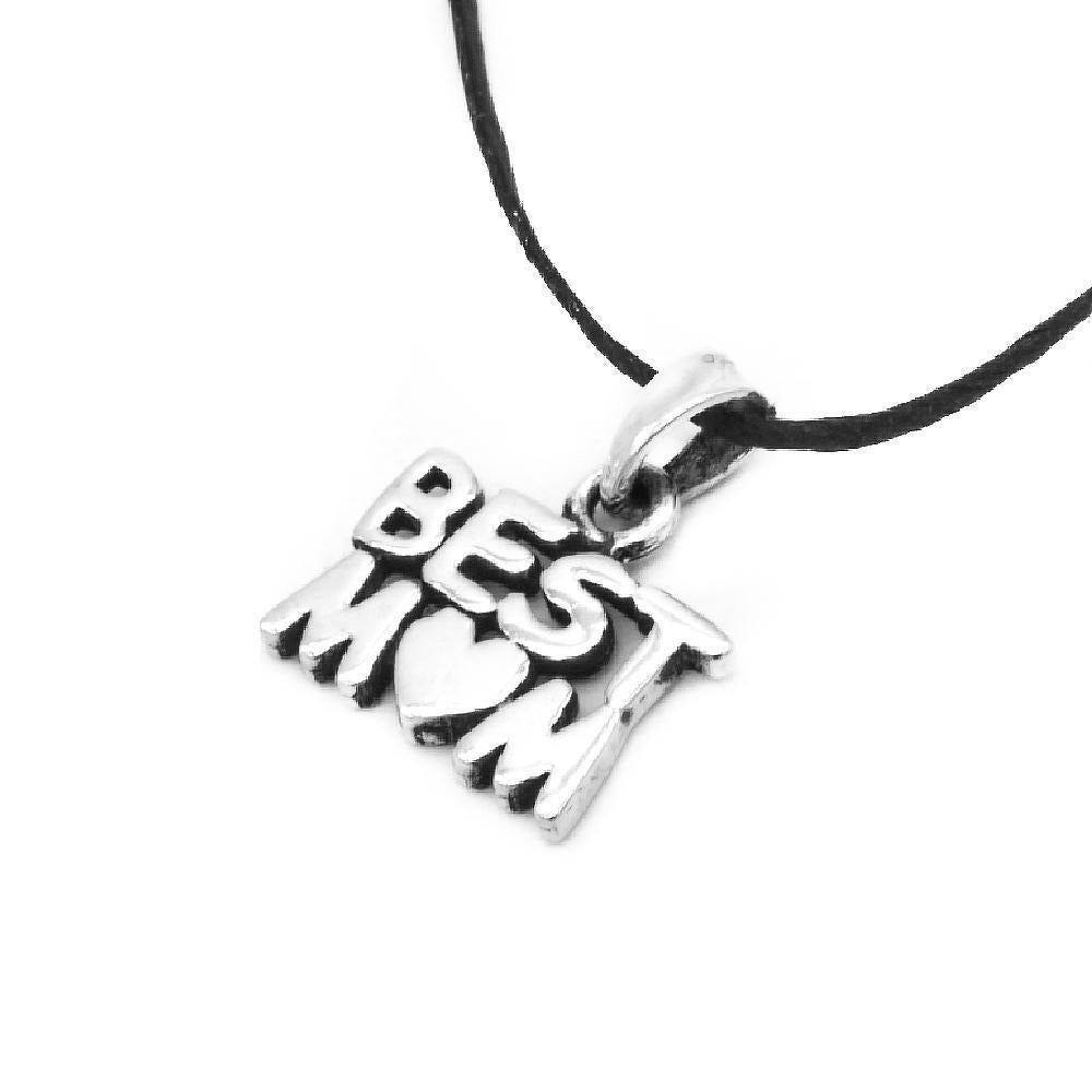 Best Mom Pendant in Hemp 925 Sterling Silver Necklace Philippines | Silverworks