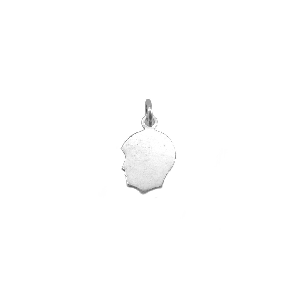 Boy and Girl Polished925 Sterling Silver Engravable Pendant Necklace Philippines | Silverworks