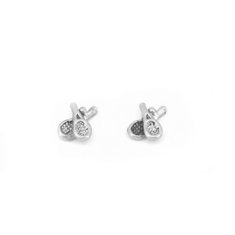 Tennis Racket Stud 925 Sterling Silver Earrings Philippines | Silverworks