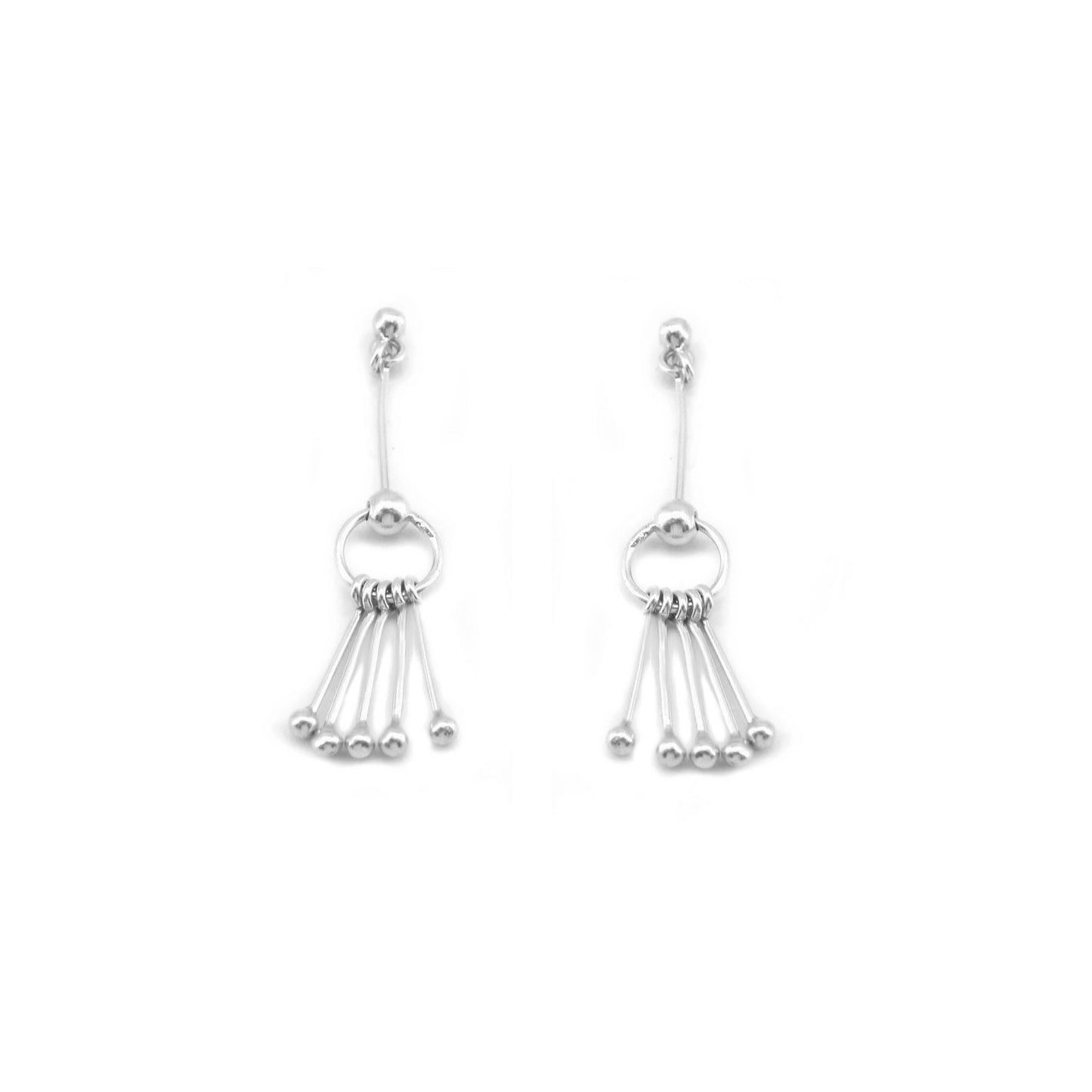 Banna Beads 925 Sterling Silver Drop Earrings | SilverWorks