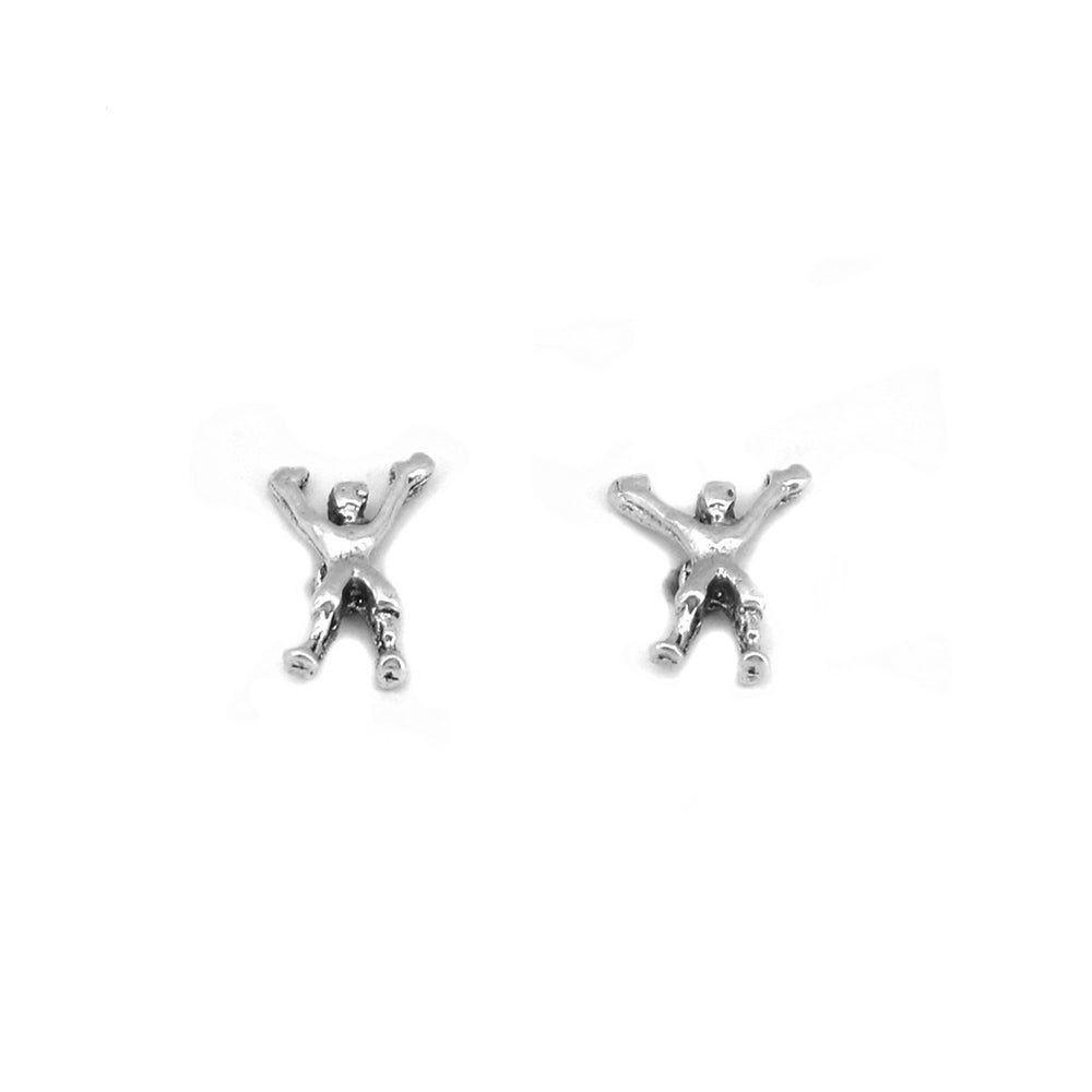 Standing Man Stud Earrings