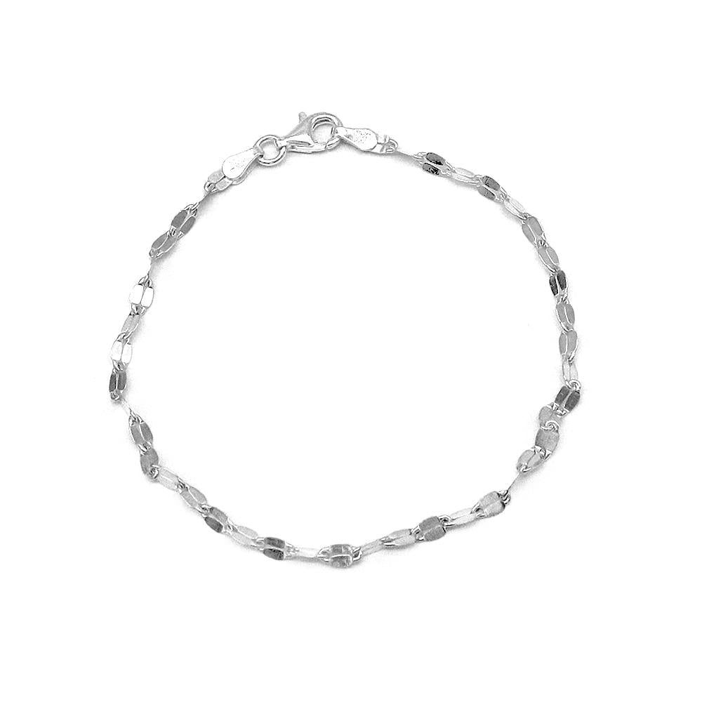 Chiak with Moka Link Chain 925 Sterling Silver Bracelet Philippines | Silverworks