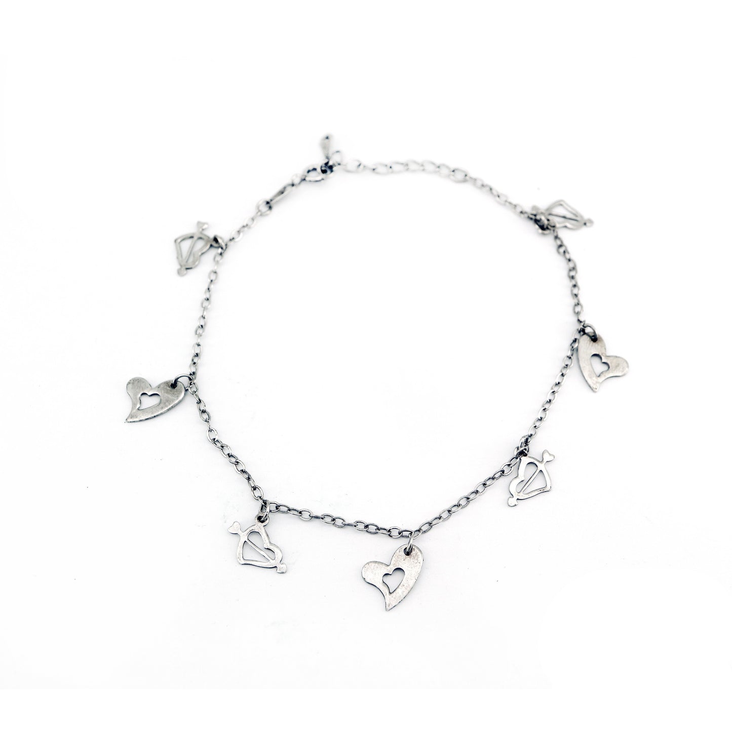 Heart Wand Arrow 925 Sterling Silver Bracelet Philippines | Silverworks