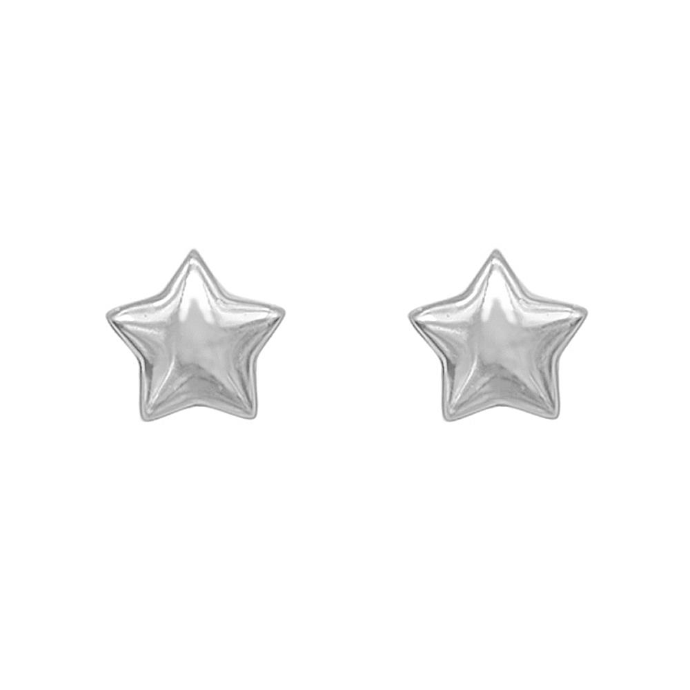 Mara Star Silver 925 Sterling Silver Stud Earrings | SilverWorks