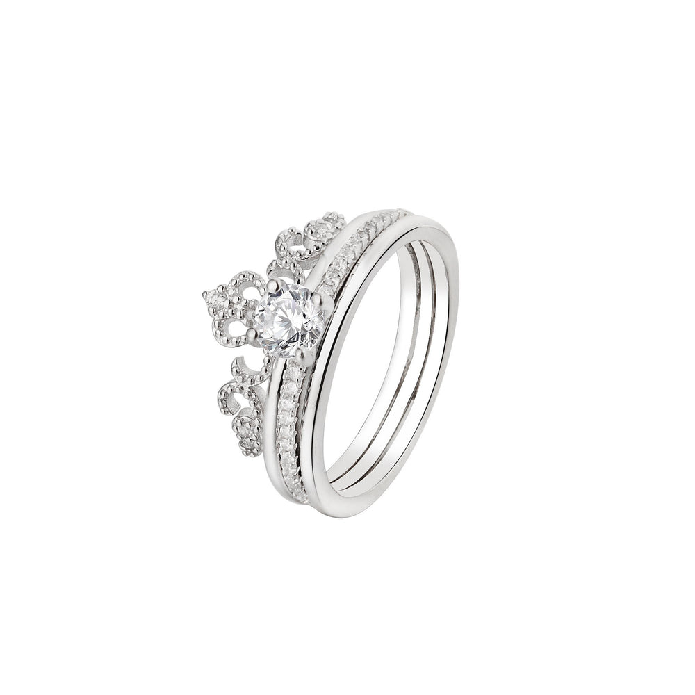 
                      
                        Thea Majestic 2 in 1 Silver Crown with Cubic Zirconia 925 Sterling Silver Ring Philippines | Silverworks
                      
                    