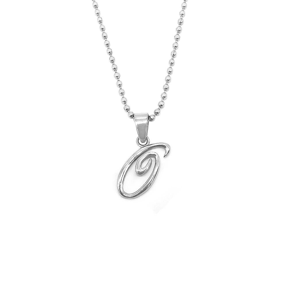 
                      
                        Letter Pendant in 24 Balls Chain Stainless Steel Hypoallergenic Necklace Philippines | Silverworks
                      
                    