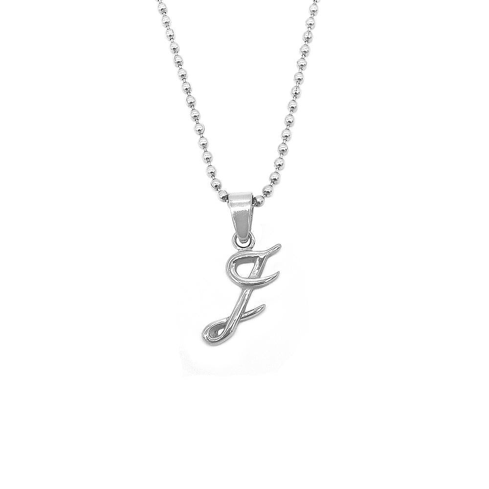 
                      
                        Letter Pendant in 24 Balls Chain Stainless Steel Hypoallergenic Necklace Philippines | Silverworks
                      
                    