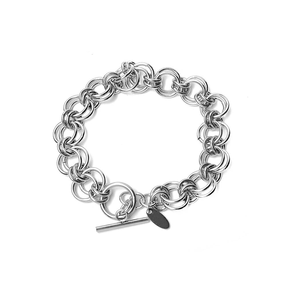 Wide Rolo Stainless Steel Hypoallergenic Bracelet Philippines | Silverworks