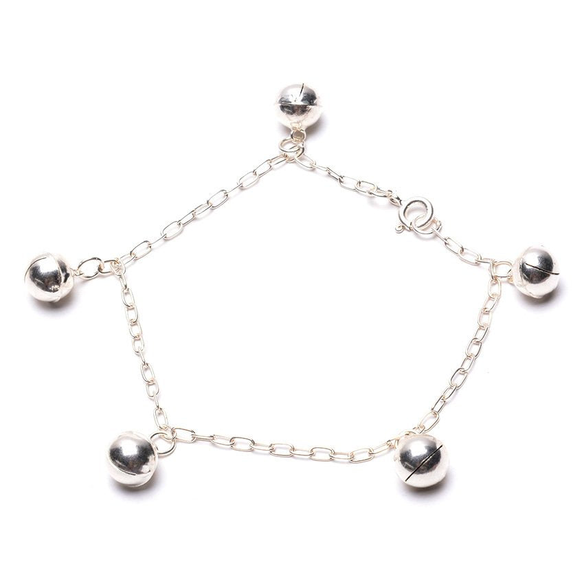 Bracelet with 5 Dangling Balls 925 Sterling Silver Bracelet Philippines | Silverworks