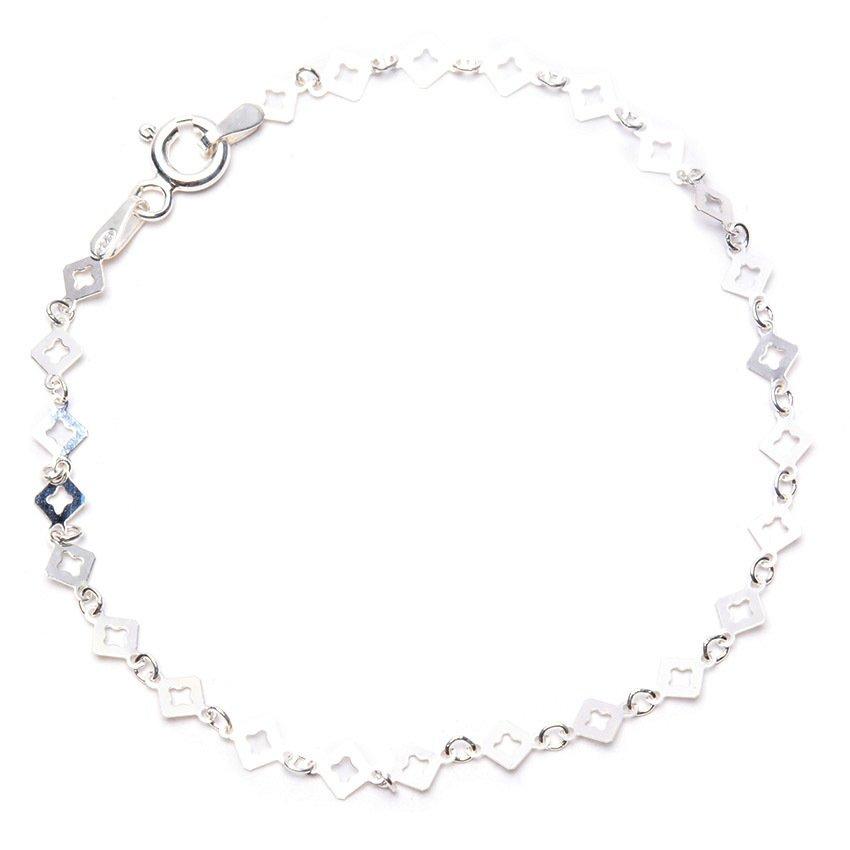 
                      
                        Square Design 925 Sterling Silver Bracelet Philippines | Silverworks
                      
                    