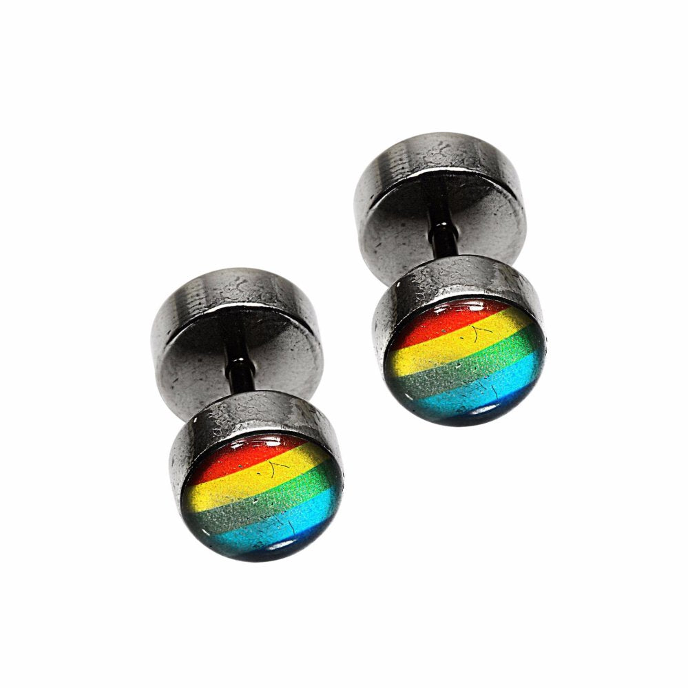 Steel Reggae Stainless Steel Hypoallergenic Faux Tunnel Earrings Philippines | Silverworks