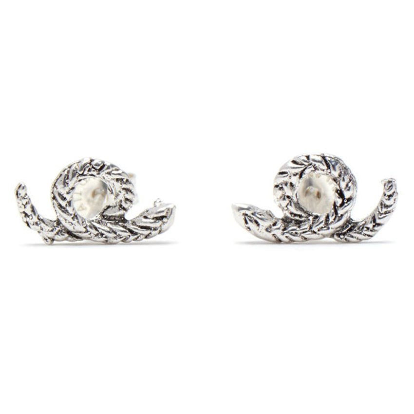 Grip Snake 925 Sterling Silver Stud Earrings Philippines | Silverworks