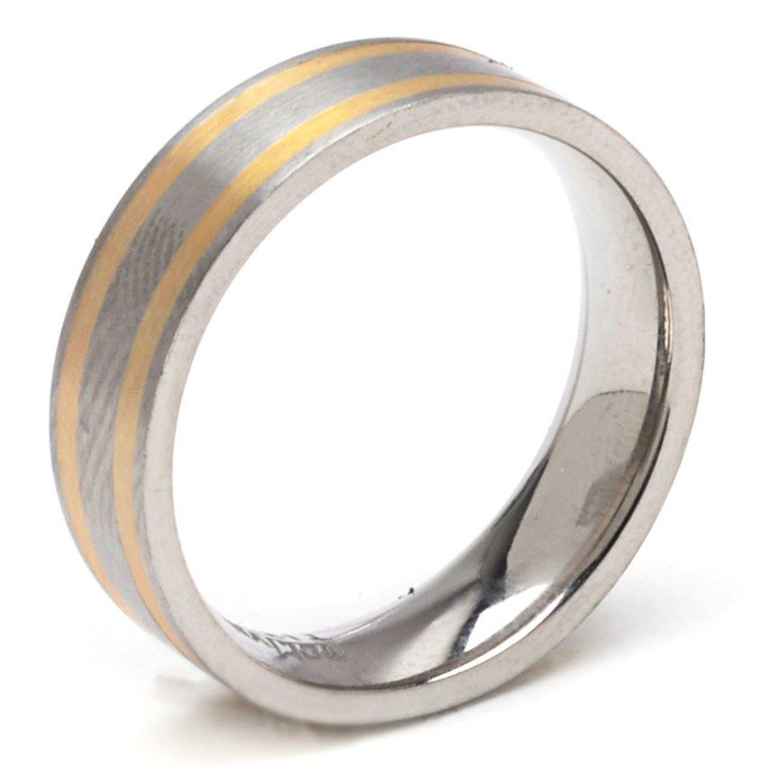 Two-Tone Titanium Ring | Silverworks