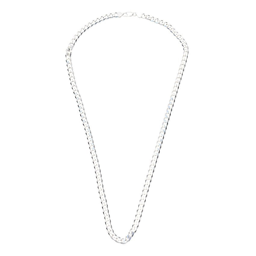 Tommy 30" Thick Curb 925 Sterling Silver Chain Necklace | SilverWorks