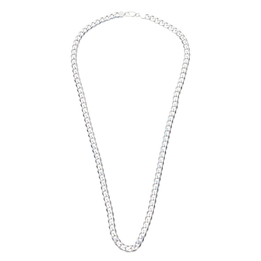 Tristan 28" Thick Curb 925 Sterling Silver Chain Necklace | SilverWorks