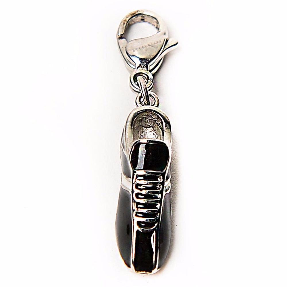 Benjie Black Shoe Stainless Steel Charm | SilverWorks