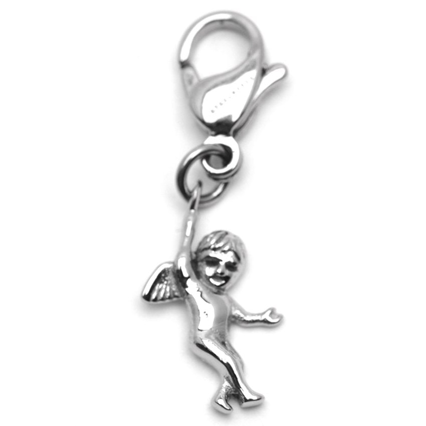 Angel Stainless Steel Charm | SilverWorks