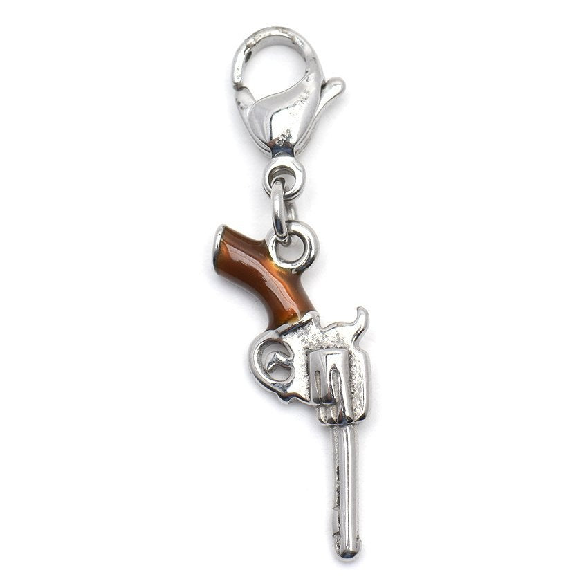 Gun with Lobster Lock Stainless Steel Hypoallergenic Charm Philippines | Silverworks