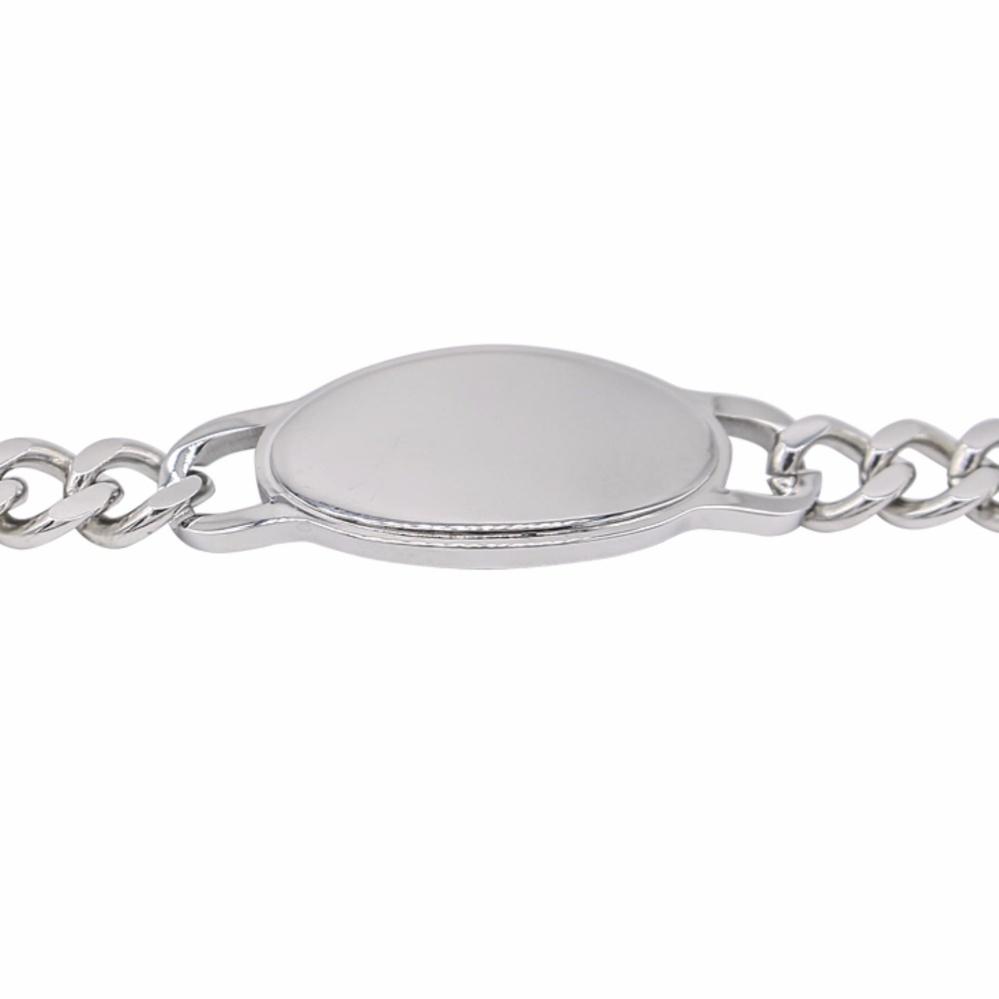 Stainless Steel Plain Oval Bar Stainless Steel Hypoallergenic Bracelet Philippines | Silverworks