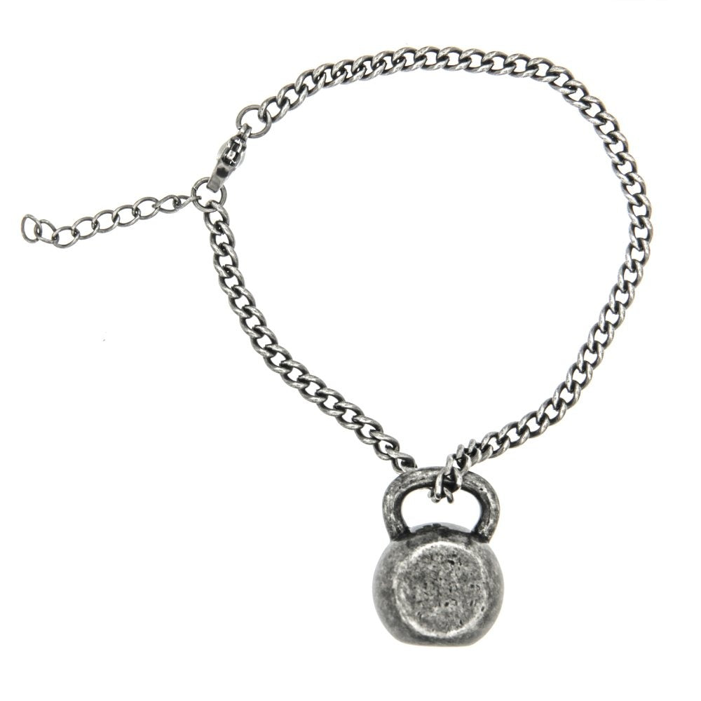 Oxidized Kettlebell Stainless Steel Hypoallergenic Bracelet Philippines | Silverworks