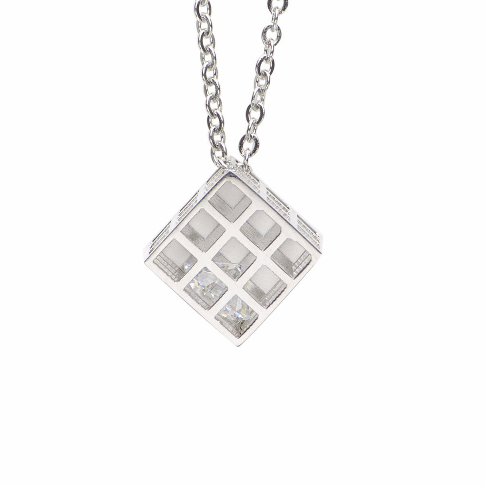 Prism Design Pendant Stainless Steel Hypoallergenic Necklace Philippines | Silverworks